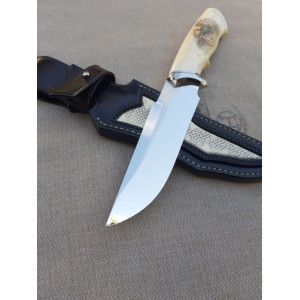 БІЛИЙ МОРЖ ексклюзивний ніж ручної роботи майстра студії ALEKSANDR KASINEC, сталь ZDP 189™ 64 HRC. Photo 2